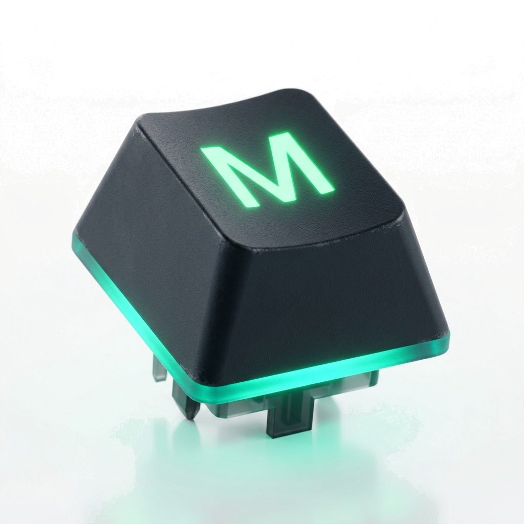 Manodemy 3D Keycap Logo